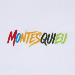 T-Shirt: Montesquieu Signature White